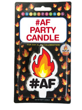 Hot Af Party Candle Birthday Supply for Adult Celebrations Default Title Novelty Candles